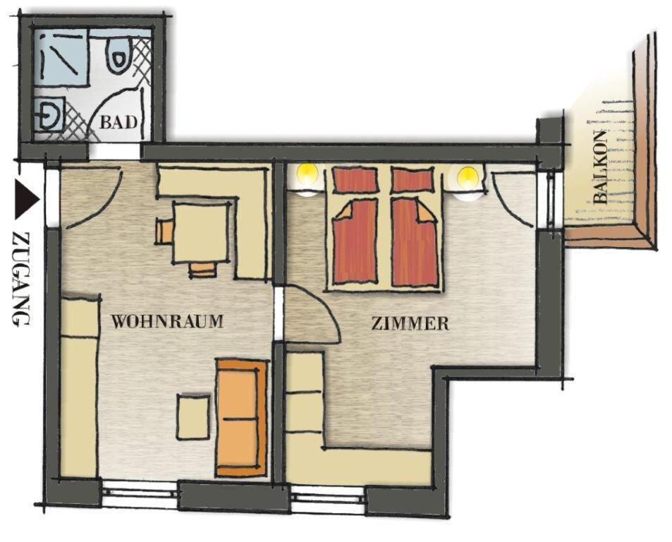 Appartamento Haus Pregenzer Fiss Esterno foto